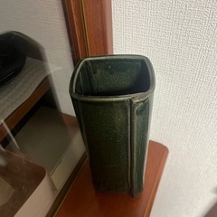 笠間焼の花瓶の画像