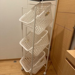 商談中 ランドリーワゴン3段 の画像