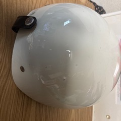 125cc以下原付ヘルメット白　中古の画像