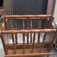 飛騨家具　キツツキマーク　マガジンラック　美品
