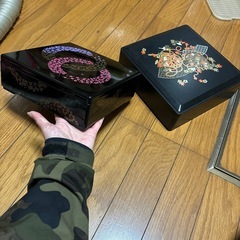 お重箱二つセットの画像