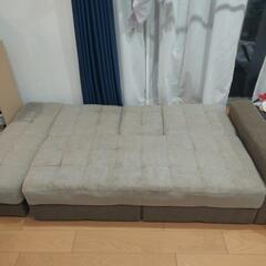 【お譲り先決定】収納付きソファーベッド