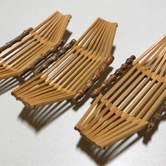 木製　おしぼり置き　3個セット