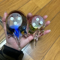 Multi Glass鳩　つがいセットの画像