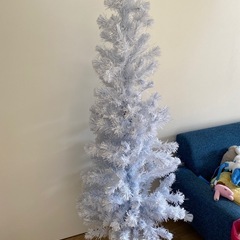 クリスマスツリー 180cm ホワイト 光ファイバー LED