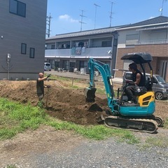 急募🙋🙋🙋外構工事、土木作業🦁の画像