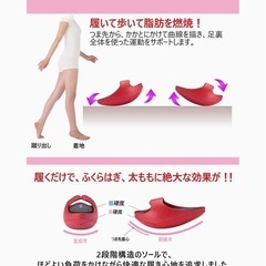 【Sサイズ・22-23.5】室内用 ダイエットスリッパ 健康スリッパ 毎日履くだけ美脚効果 ルームシューズ フットケアの画像