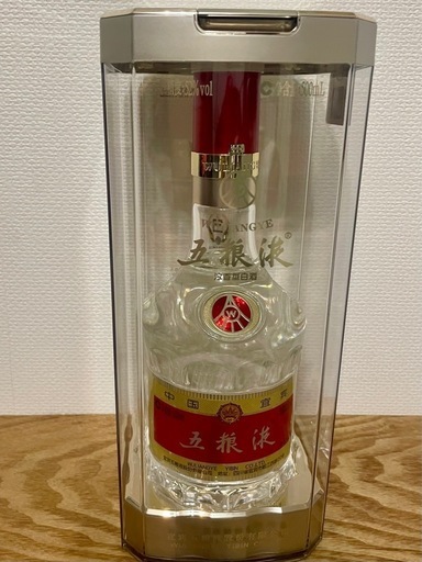 【未開封】五粮液ケース入り　中国白酒 500ml 箱付