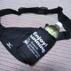 mizuno ドリンクホルダー付き ウェストポーチ ランニングバ...