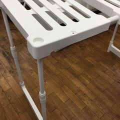 【リサイクルショップどりーむ鹿大前店】No.111836　押し入れラック　軽量　プラ　調節可能の画像
