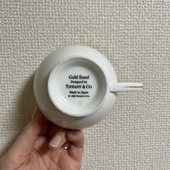 Tiffany&Co.のカップ&ソーサーの画像