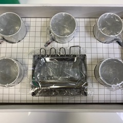 未使用品✨リリー／トレー＆コーヒーセットスプーンスタンド付の画像