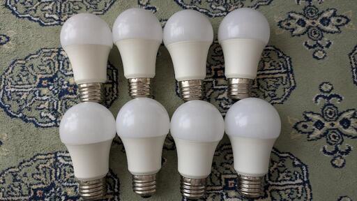 アイリスオーヤマ LED電球 口金E26 広配光タイプ 60形 電球色 8個