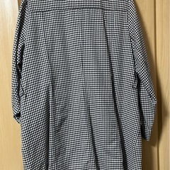 【受渡者様決定】Aller Bienコート/4L白黒チェックの画像