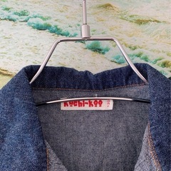 デニム生地ワンピース（size120）の画像