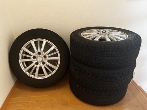 スタッドレスタイヤ195/65R15 アルミホイール付４本