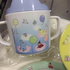 厚木方面🆗￥2708の品ムーミン抗菌ベビー食器の画像