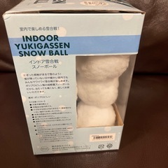 雪合戦　インドア　スノーボールの画像
