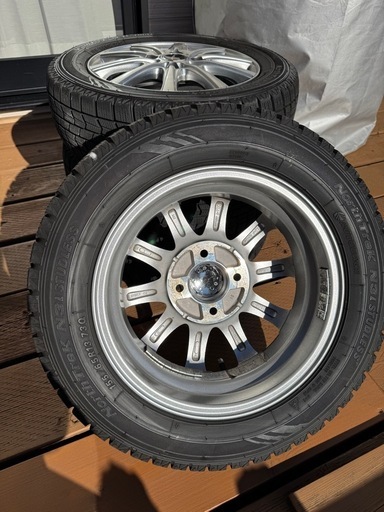 軽用スタッドレスタイヤ　155/65R13  アルミホイール付