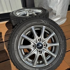 軽用スタッドレスタイヤ　155/65R13  アルミホイール付