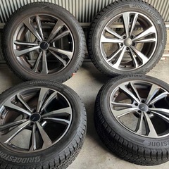 255/50R19 ブリヂストンスタッドレス　タイヤ＆ホイール4本セット　使用期間わずか2か月で格安！！の画像