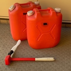 石油ファンヒーター➕ポリタンク➕電動ポンプの画像