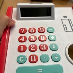 hape  木製レジ　電卓の画像