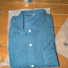 ❄値下げ❄青色の厚手のワイシャツ
