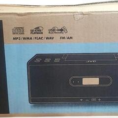 未使用！ JVC ポータブルCDシステム RD-W1-(T) ブラウン