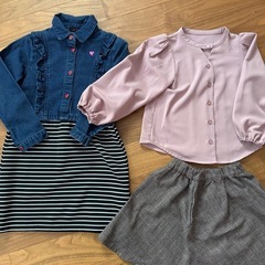 110センチ　コート　アウター　まとめ売り　ワンピースの画像