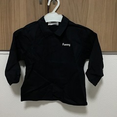 子供用　半袖/長袖　黒シャツの画像