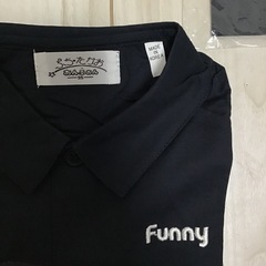 子供用　半袖/長袖　黒シャツの画像