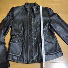 黒 レザージャケット RICH ADD ITALY ヴィンテージの画像