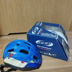 子どもヘルメット自転車の画像