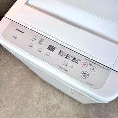ご成約済み🐶　設置まで👏🏻 Panasonic 一人暮らし洗濯機 5kg✨ 2020年製⭕️の画像
