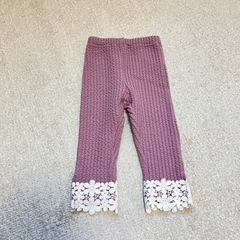 【美品】バースデイ　レース付きパンツ サイズ80