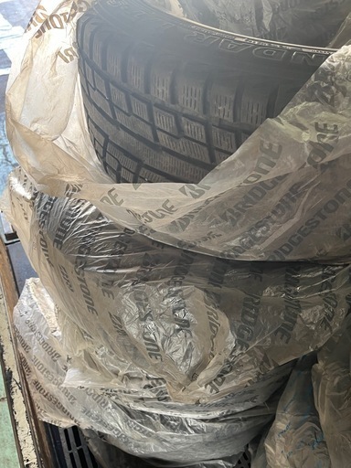 19インチ 255/50R19 107Q XL 4本 冬 SUV用スタッドレス YOKOHAMA 純正アルミホイール付き　BMW