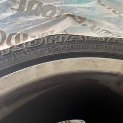 19インチ 255/50R19 107Q XL 4本 冬 SUV用スタッドレス YOKOHAMA 純正アルミホイール付き　BMWの画像