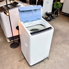 ご成約済み🐶　設置まで👏🏻 HITACHI 洗濯機 7kg✨ 2人暮らしに⭕️の画像