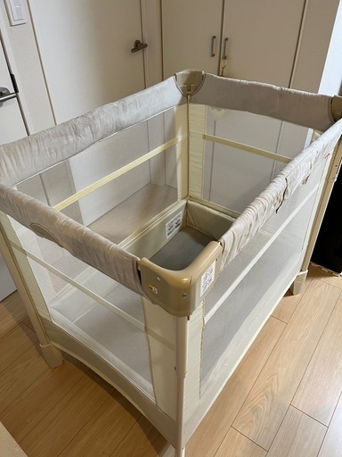 アップリカ Aprica COCONEL Air Plus（ココネル エアープラス） AB たためるベビーベッド ホワイトベージュ（B