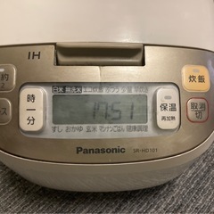パナソニック製　
炊飯器の画像