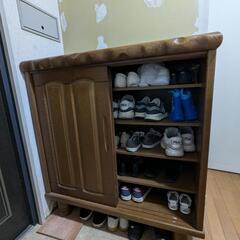 1/16処分予定　5段　シューズボックス　下駄箱の画像