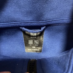 UNIQLOドライスウェットパーカー150の画像