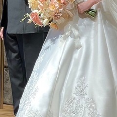 ウェディングブーケ　造花　ブートニアの画像