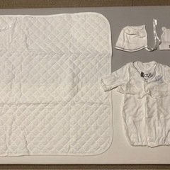 退院着 セレモニードレス おくるみ 帽子 計5点