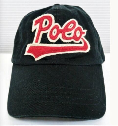POLO　RALPH LAUREN　スクリプト　ロゴ　キャップ　SCRIPT COTTON CAP　ブラック　スポーツキャップ　ポロ　ラルフローレン