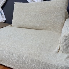 2人掛けソファ ベージュ 幅160cm コーナーソファ 受け渡し場所県内要相談の画像