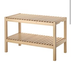 IKEA モルゲル MOLGER テレビボード 棚 収納 ベンチ