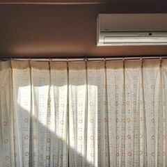 ■カーテン2枚＆レールSet