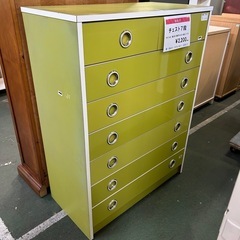 【レトロ家具入荷】タンス　チェスト　昭和レトロ　グリーン　リサイ...
